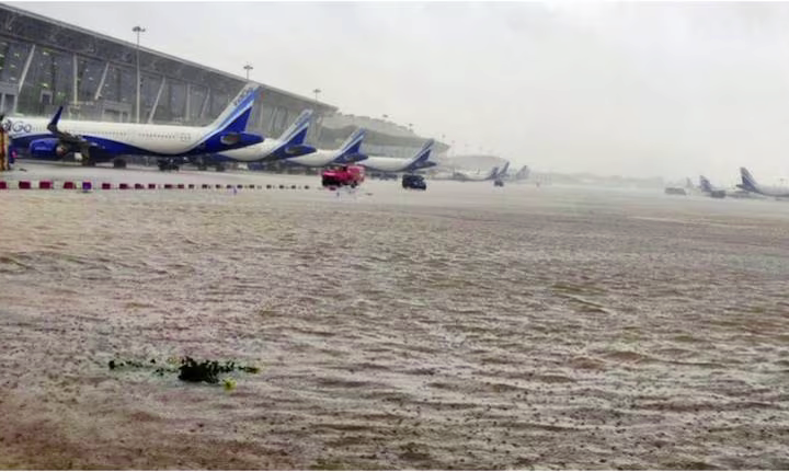Updates on Cyclone Michaung Chennai Airport Opens When Rain Stops